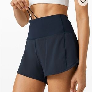 Lululemon Speed Up High Rise Lined Short 4”